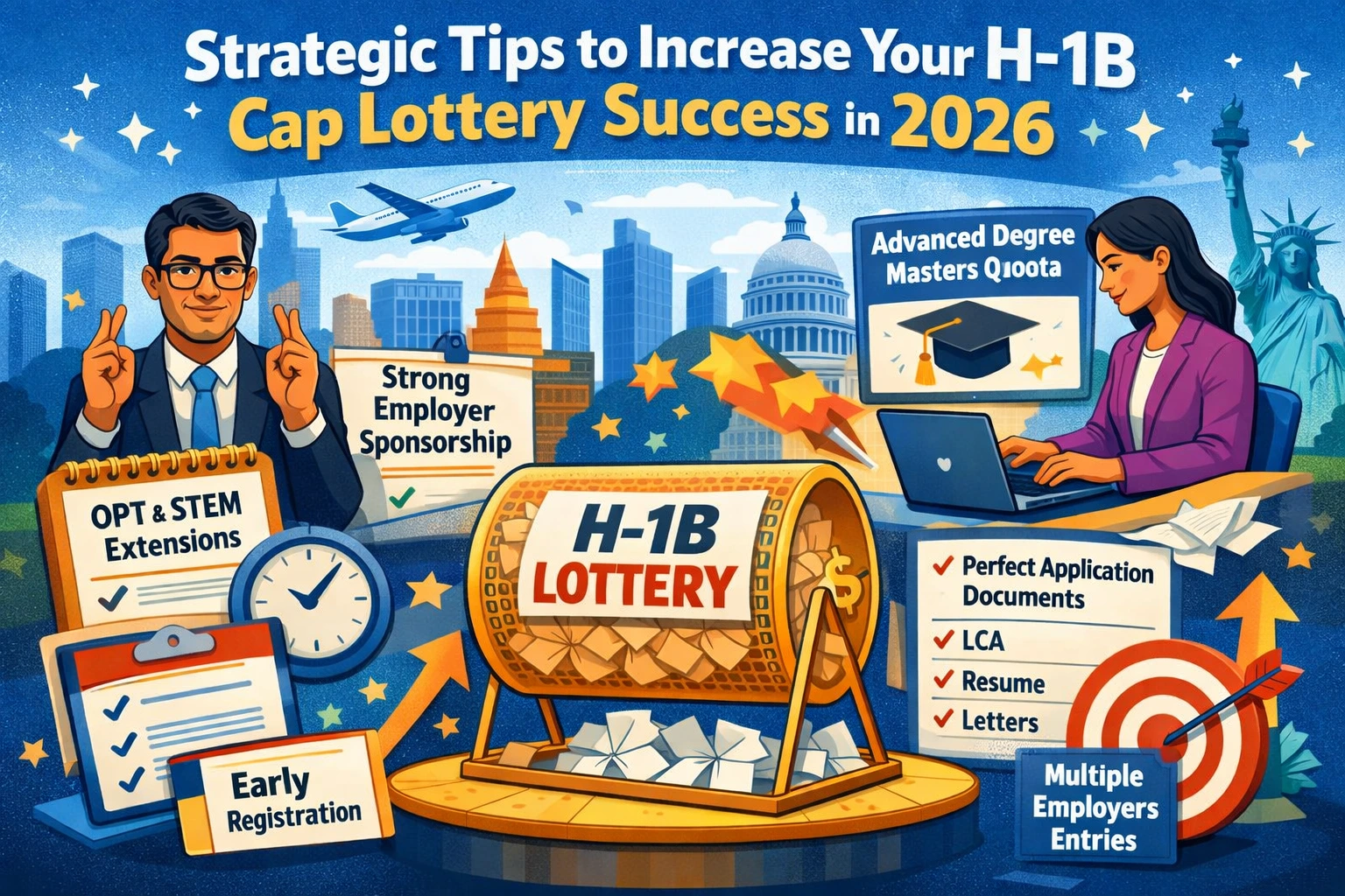 Strategic Tips to Increase The H-1B Cap Lottery Chances of Success in 2026 Strategic Tips to Increase The H-1B Cap Lottery Chances of Success in 2026
